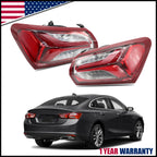 Tail Light Replacement for Chevy Malibu XL (2019–2021) Rear Brake Stop Lamps