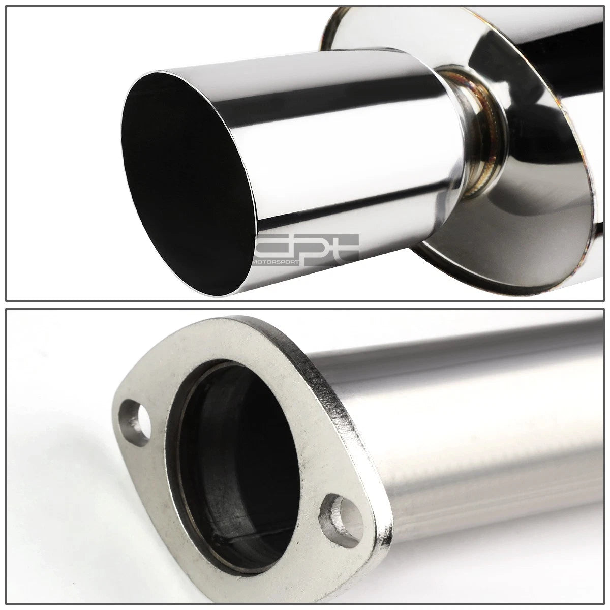 Stainless Racing Catback Exhaust Muffler Tip for Honda Civic Ed Sedan (1989–1991)