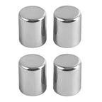 Set of 4 Chrome Docking Hardware Point Covers for Harley Davidson Touring Softail