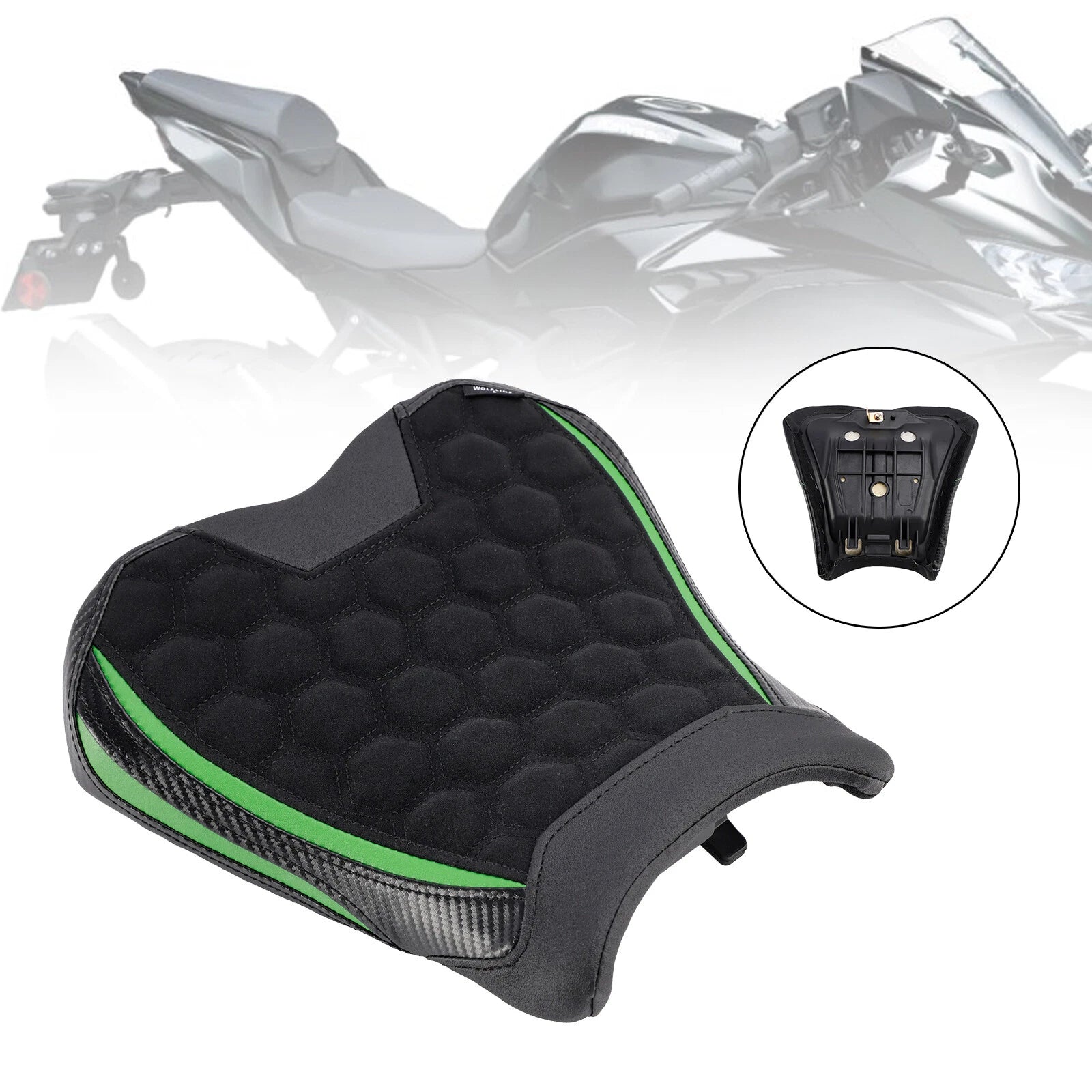 Front Driver Seat Cushion for Kawasaki Ninja ZX-4R (2023–2025)