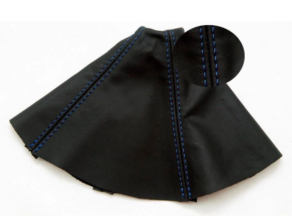 Shift Boot for Chevrolet Camaro (2010–2015) Blue Stitch PVC Leather