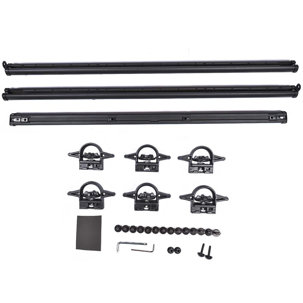 Trail Rail System Tie Down Rails for Jeep Gladiator JT (2020–2023)