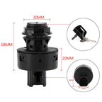 4-Pin Ignition Key Switch for Yamaha Wolverine 750 800 X4 X2 R-Spec (2016–2020)