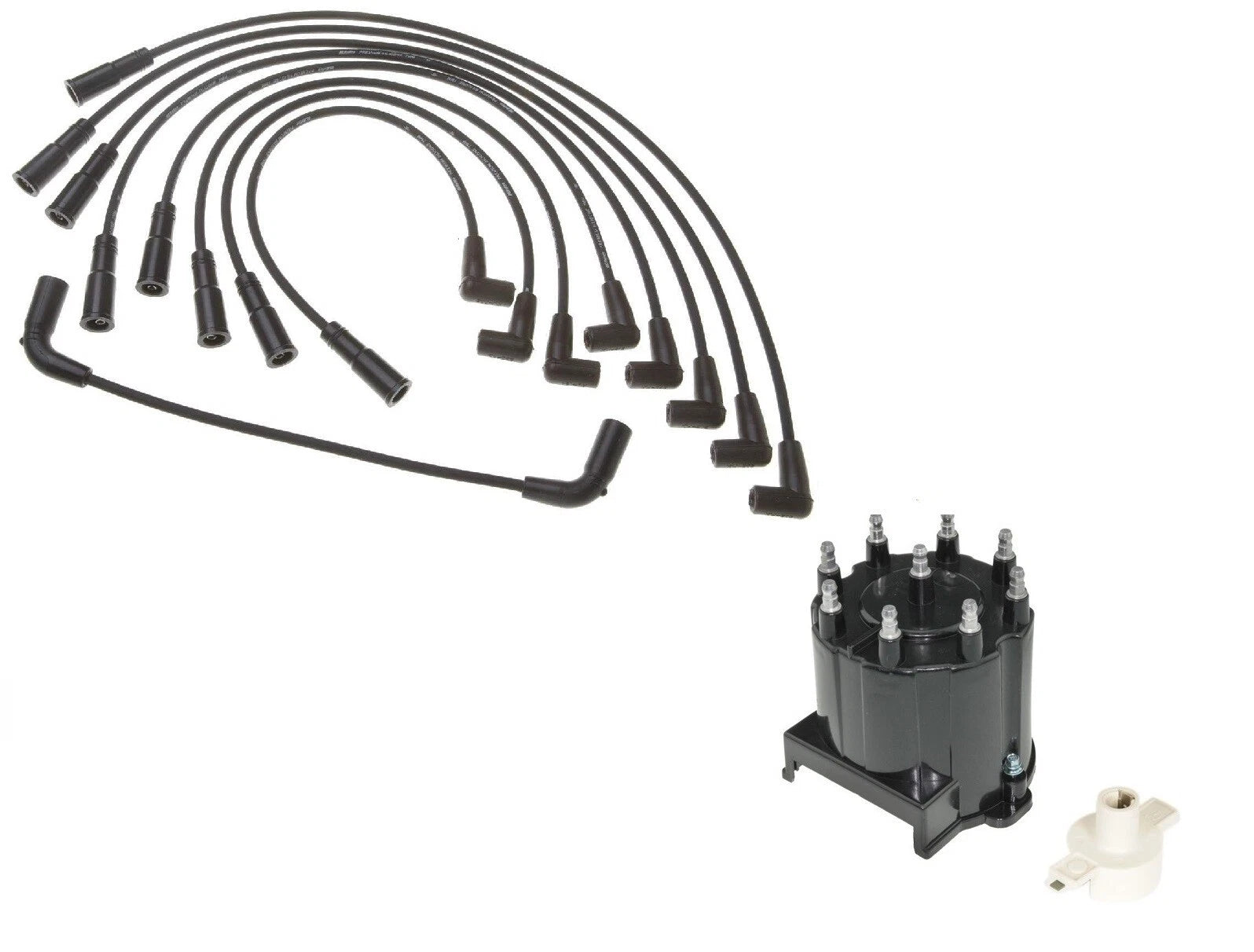 Ignition Wire Set & Distributor Cap Rotor Kit for GMC G3500 P3500 (1996–2002)