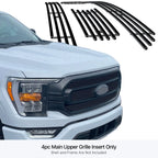 Stainless Black Billet Grille Insert for Ford F-150 XL/XLT (2021–2023)