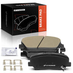 Set of 4 Front Side Ceramic Brake Pads for Kia Forte (2014)