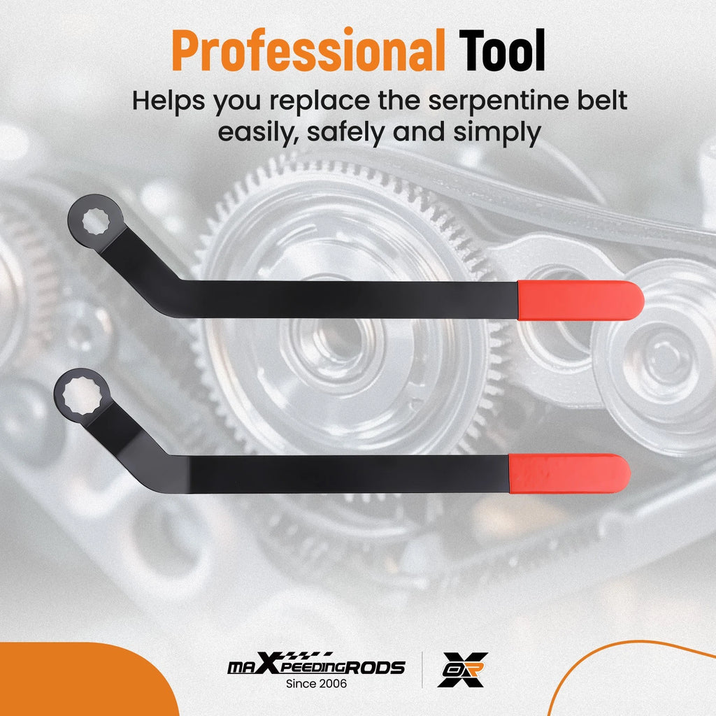 Set of 2 Serpentine Belt Wrenches for Mini Cooper (2007-Present)