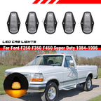 Plug&Play Full LED Cab Roof Marker Lights for Ford F150 F250 F350 (1984–1997)