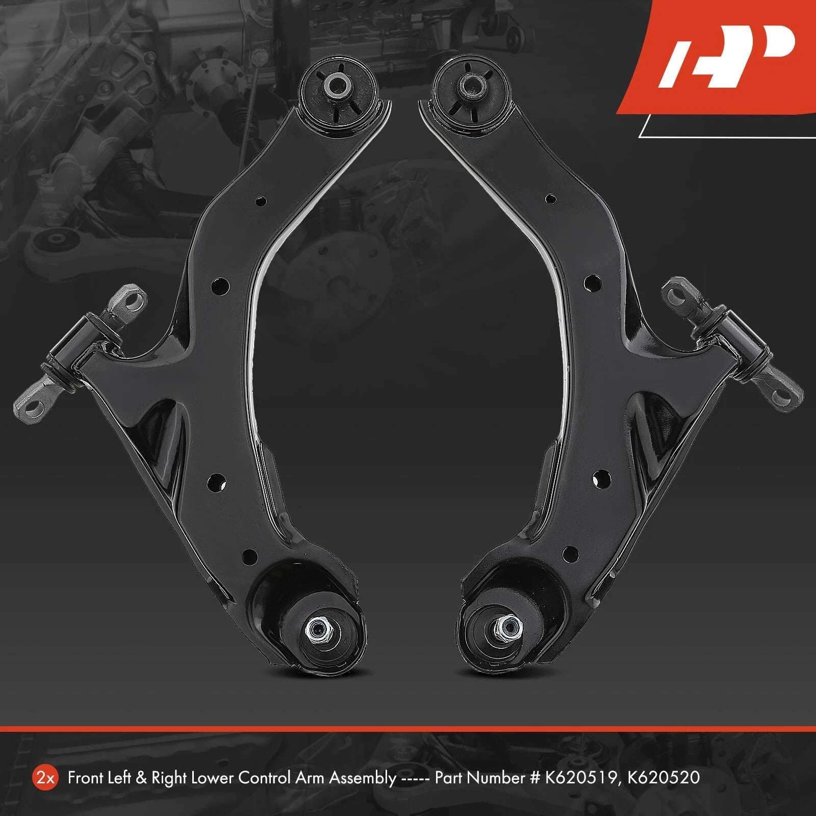 2X Control Arm and Ball Joint Assembly for Hyundai Tiburon (2003–2008)