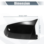 Door Rearview Mirror Cover Cap Gloss Black for BMW 525i 528i 530i 535i 550i