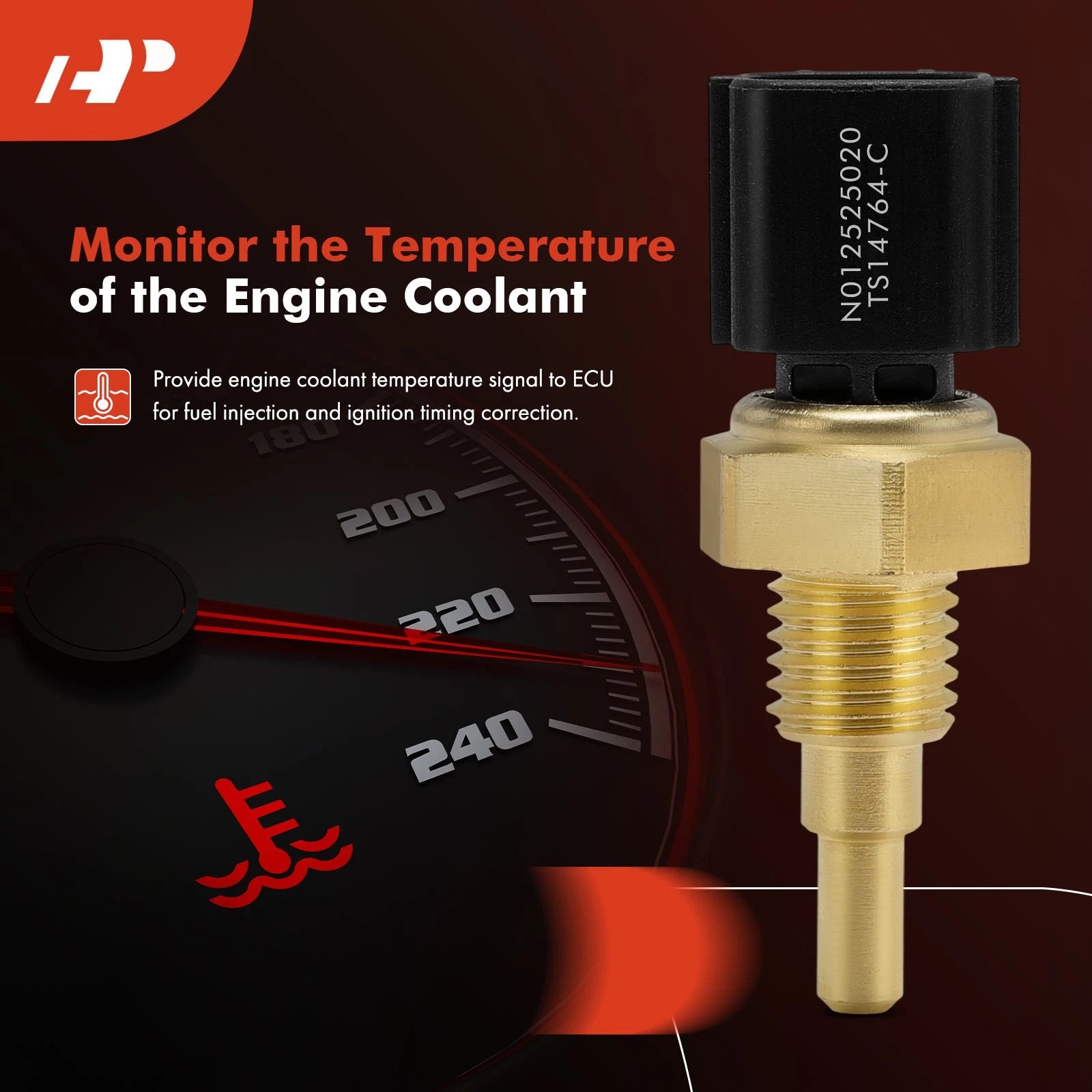Engine Coolant Temperature Sensor for Subaru Outback, Forester, Impreza
