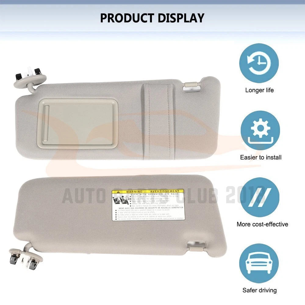Sun Visor for Toyota Camry (2006-2008) - Front Left Driver Side, Beige