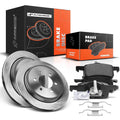 Rear Disc Brake Rotors & Ceramic Pads for Ford Expedition (2003–2006)