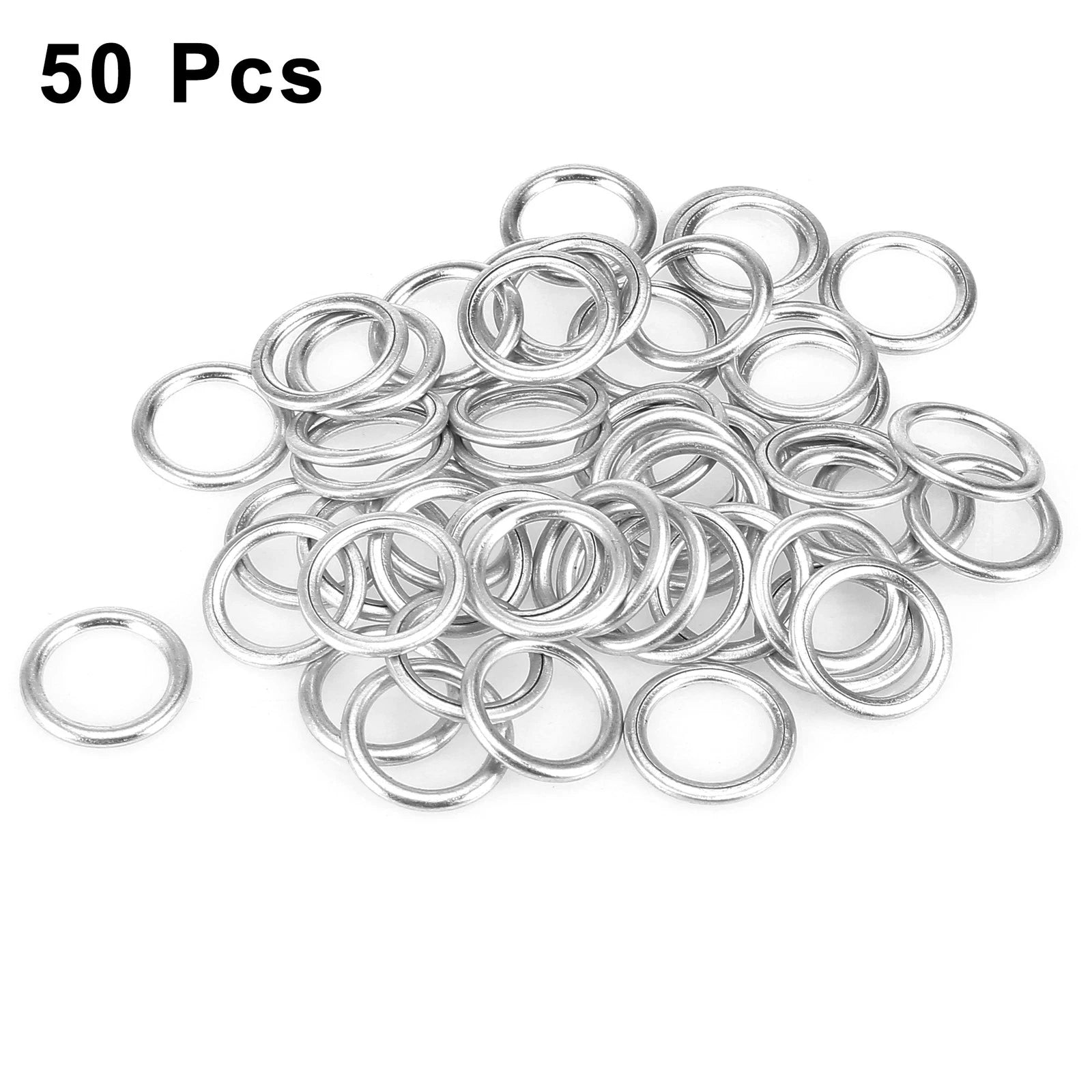 Set of 50 M14 Oil Drain Plug Gaskets for Volkswagen Audi N0138157