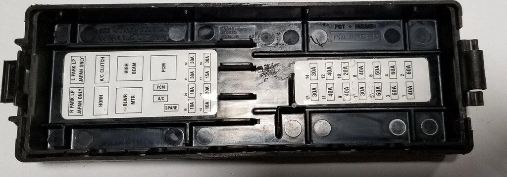 Fuse Relay Box Cover for Lincoln Continental (1997) F57B-14A003-BC