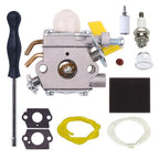 Carburetor Repair Kit for Homelite Craftsman Ryobi 25cc 26cc 30cc Trimmer Blower