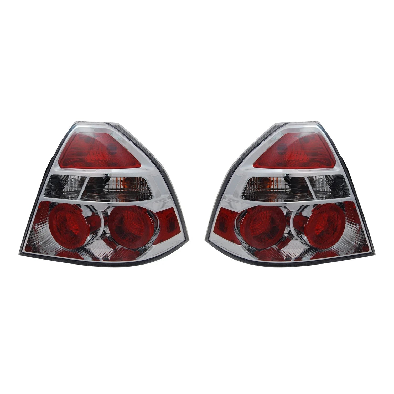 Set of 2 TYC Tail Light Lamp Assembly for Chevrolet Aveo Sedan (2009–2011)