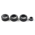 Black Console AC Climate Control Knob Ring Cover for Honda Civic CR-V (2023-2024)