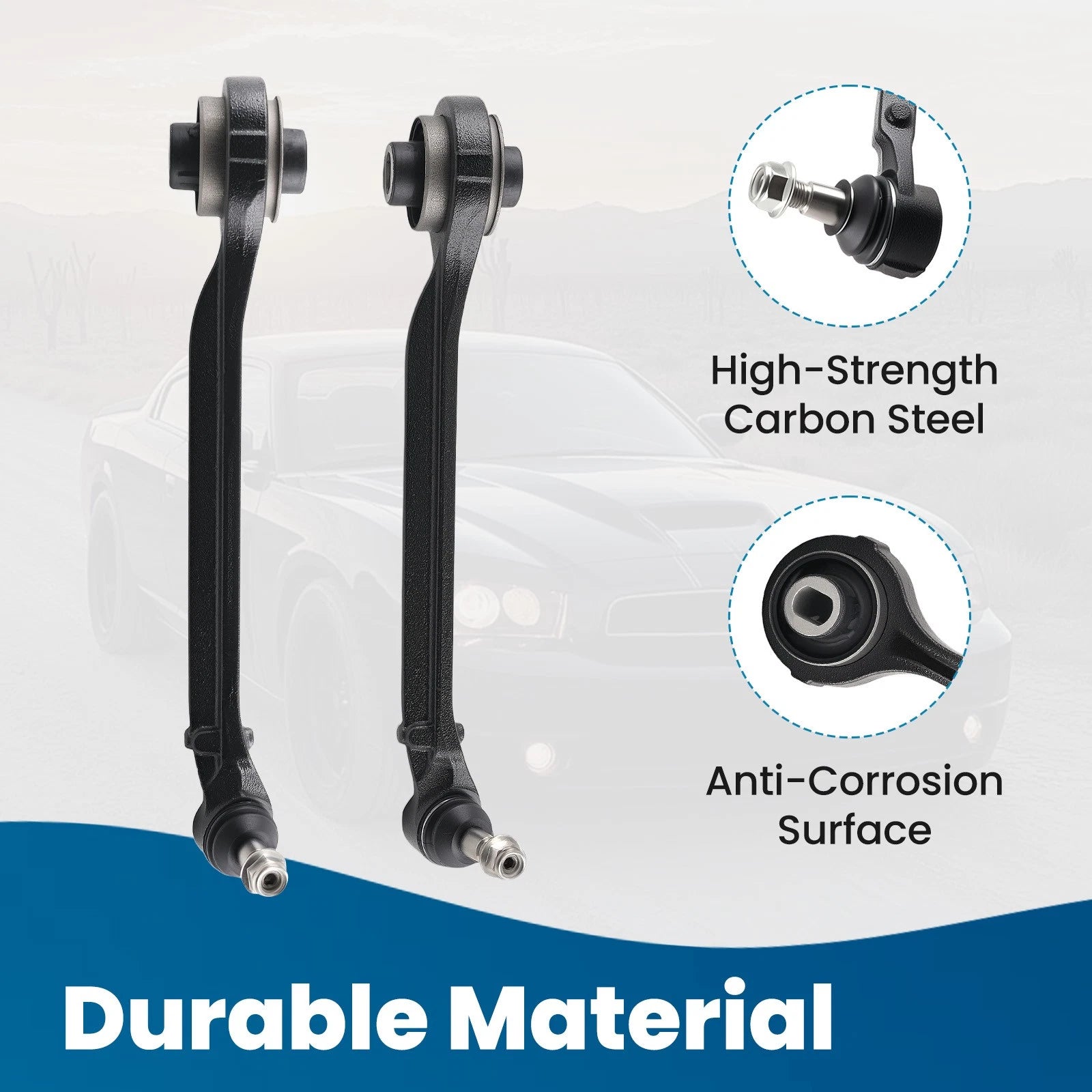 2X Front Lower Forward Control Arm for Charger Challenger (2006–2016) Magnum (2005–2008)