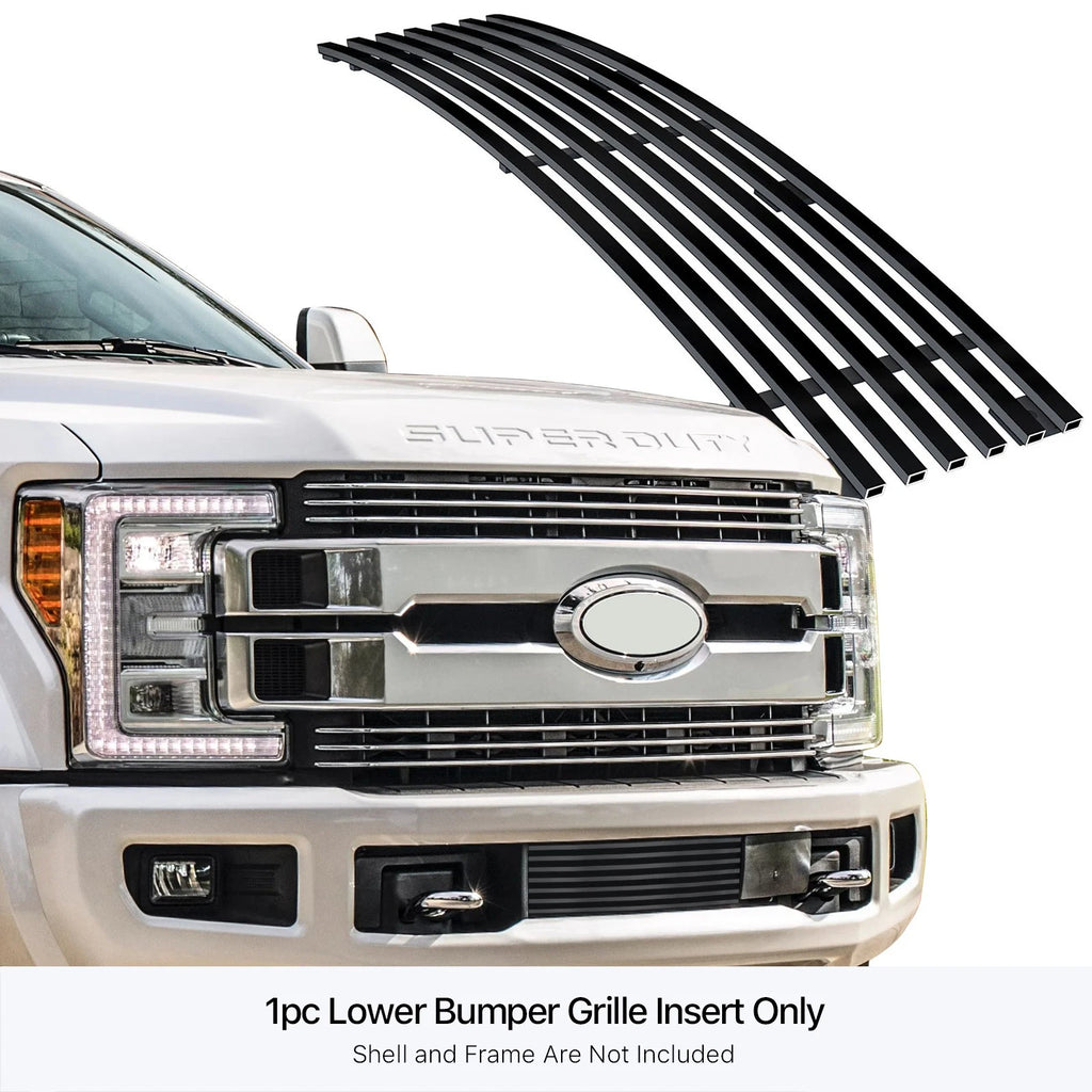 Stainless Black Billet Grille Insert for Ford F-250/F-350 (2017-2019)