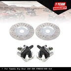 Front Brake Calipers & Disc Rotors for Yamaha Big Bear 400 (2000–2006)
