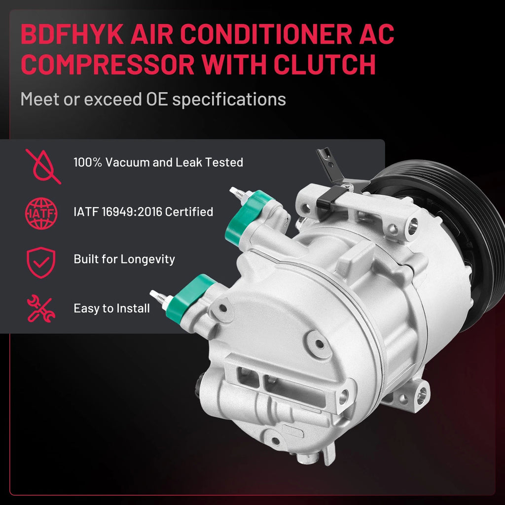 A/C Compressor for Hyundai Elantra GT (2013), Elantra (2014–2016) CO 29193C
