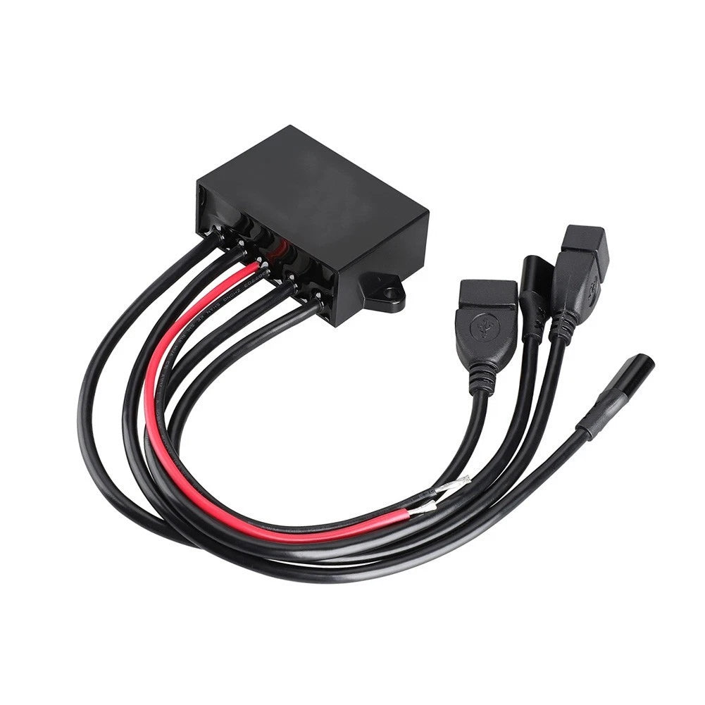 4 Port USB C Fast Charger for Marine and Automotive (DC 8-32V 12V 24V)