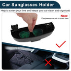 Sunglasses Case for Mitsubishi Lancer (2008–2017) Eyeglasses Holder Black