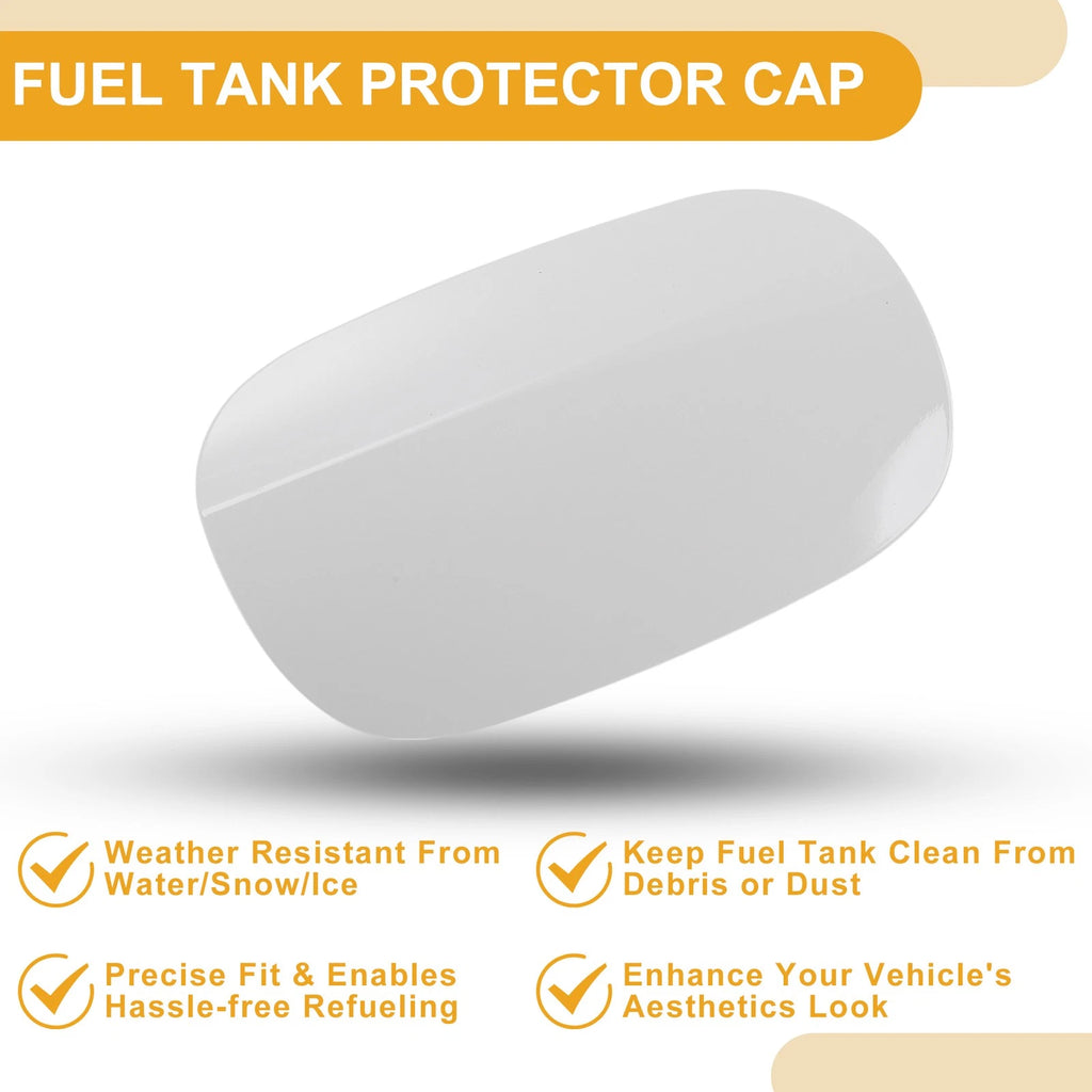 Fuel Tank Door Cap for Mercedes-Benz E200 (2015–2019) Clip Type No.A2056304404 White