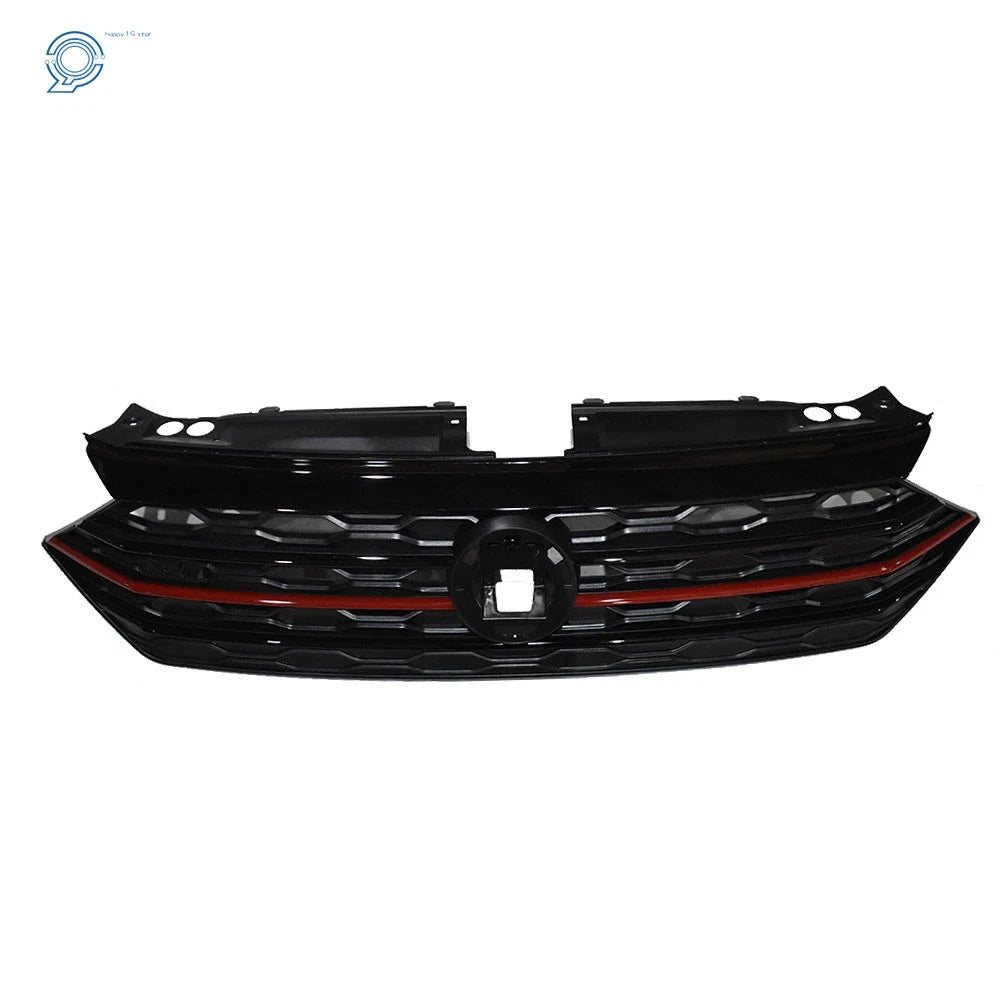 Front Bumper Upper Grille for Volkswagen Jetta MK7 (2019–2020) Red/Black