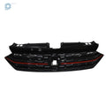 Front Bumper Upper Grille for Volkswagen Jetta MK7 (2019–2020) Red/Black