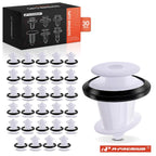30Pcs 8.5mm Nylon Door Panel Retainer Clips for Toyota (2007-2018)
