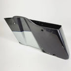 Right Side Saddlebag for Harley Davidson (2014–2023) 2 Tone Silver with Blue Pin