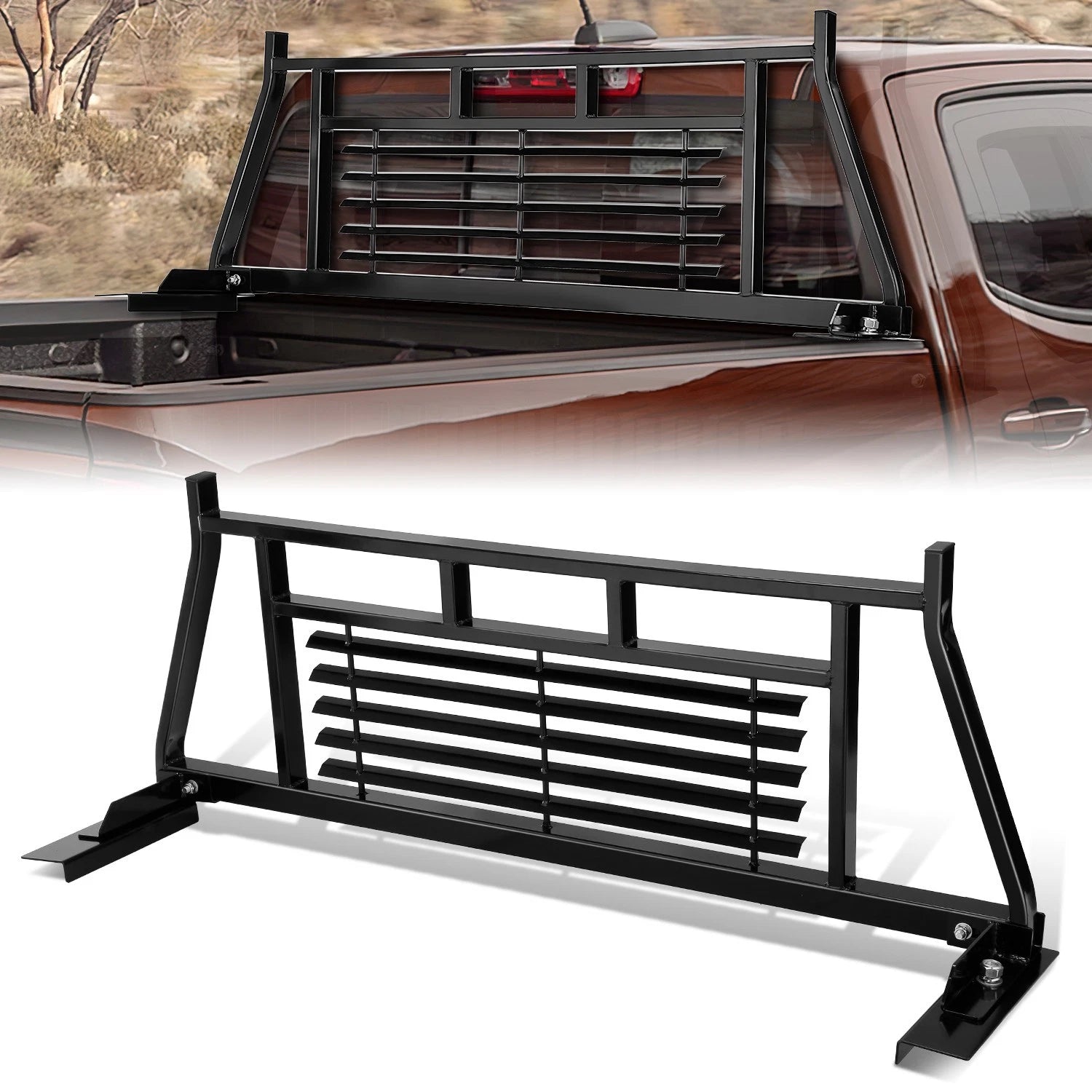 Rear Headache Rack for Colorado Canyon (2015–2022) Carbon Steel