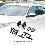 Washer Nozzle Set of 3 w/ Hose Connector for Toyota  No. 85381AE020
