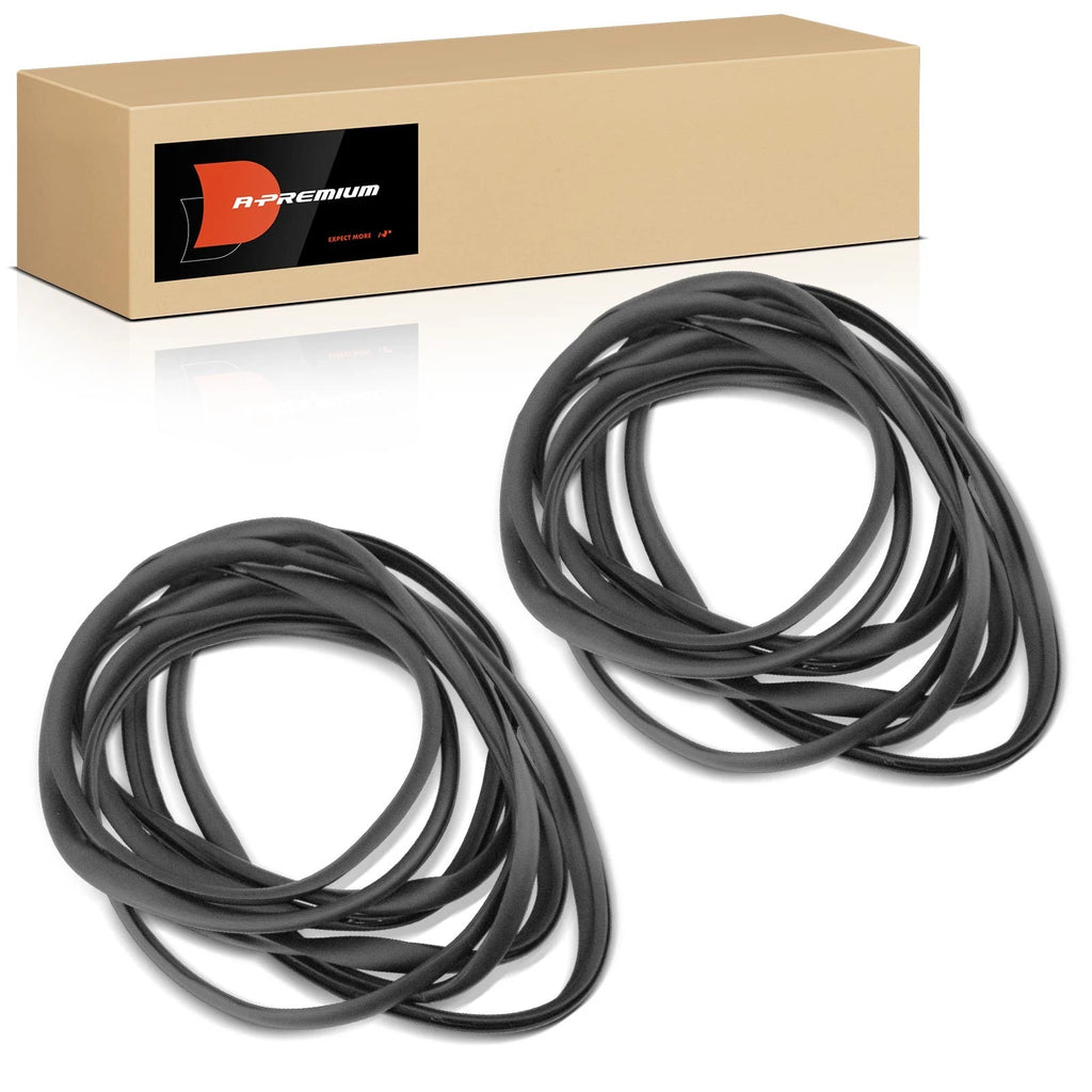 2Pcs Windshield Weatherstrip Seal for Jeep Wrangler TJ (1997–2006)