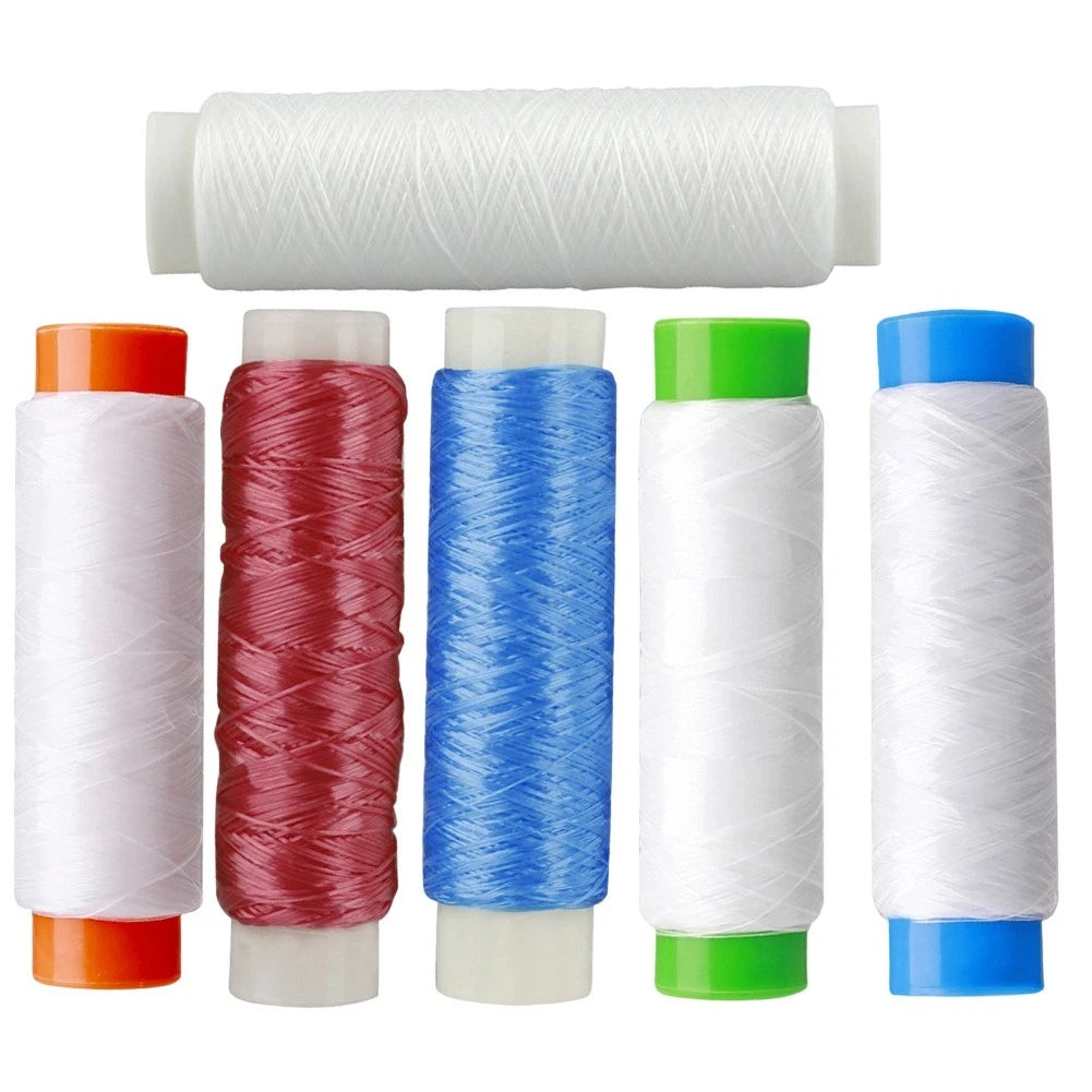 250m Elastic Fishing Line for Tidy Bait Rig Casting (Red, Blue, White)