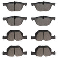 Set of 8 Ceramic Brake Pads for BMW X5 (2011–2017)