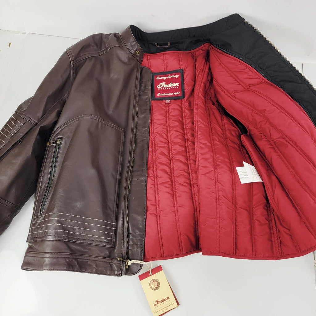 Phoenix Leather Jacket with Armor for Indian Motorcycle (Men's)