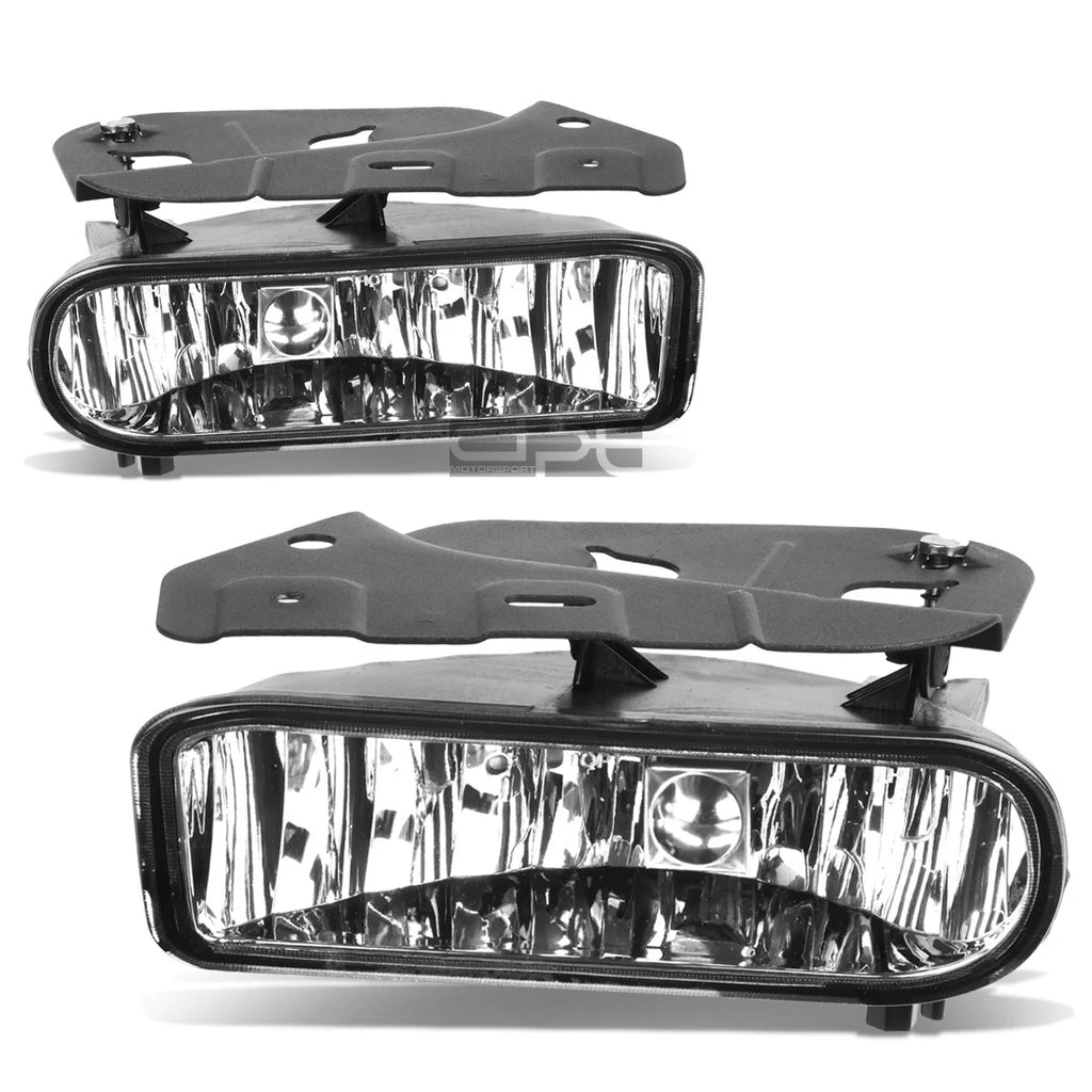 Pair of OE Clear Lens Bumper Fog Lights for Cadillac Escalade (2002–2006)