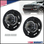Fog Lights for Jeep Grand Cherokee (2014–2021) LH+RH, Clear Front Bumper