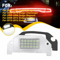2X LED Rear License Plate Light for Dodge Charger (2013–2016)