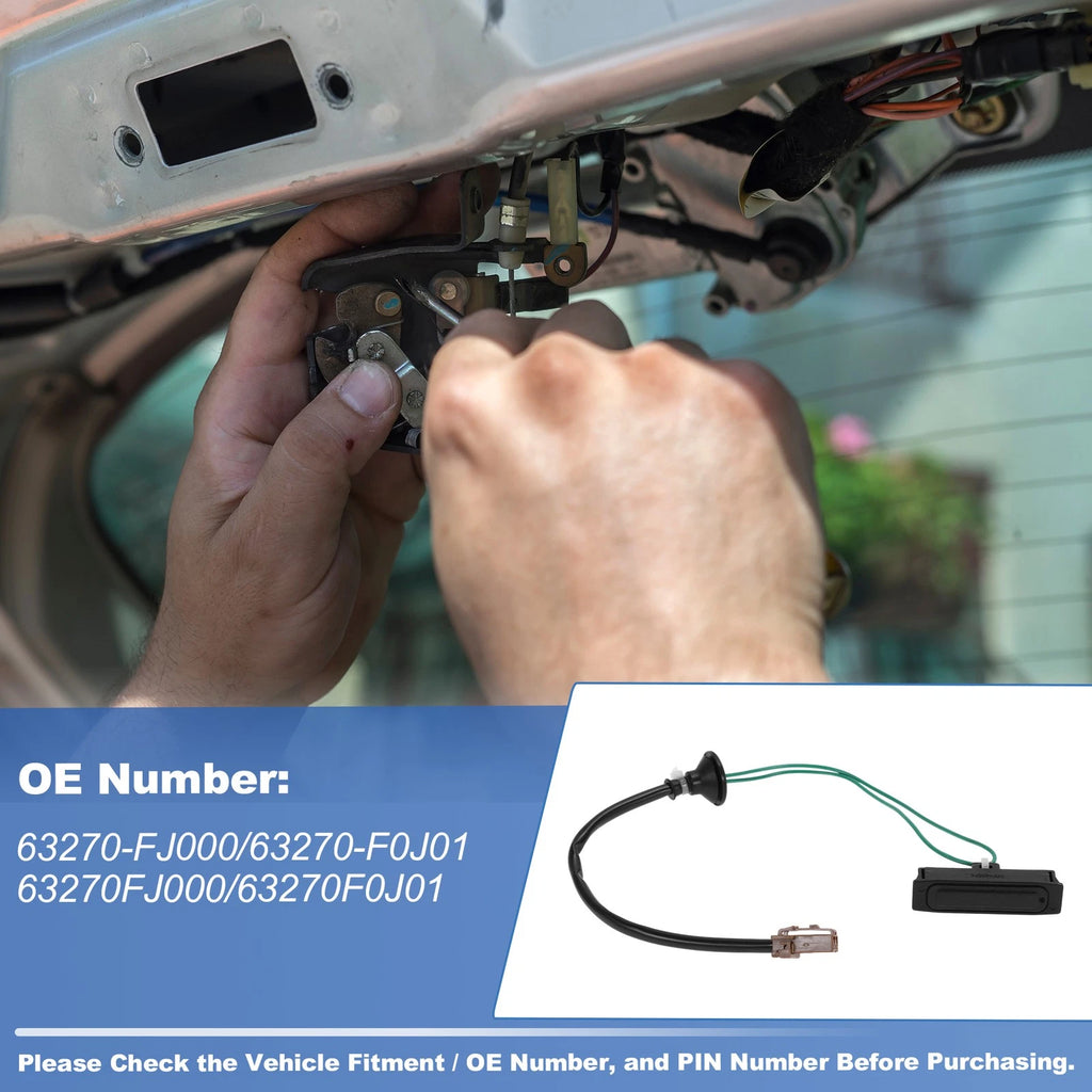 Tailgate Trunk Release Switch for Subaru Impreza (2012–2016) No. 63270-FJ000