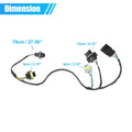 Front Headlight Wiring Harness Socket for Chevrolet Malibu (2008-2012)