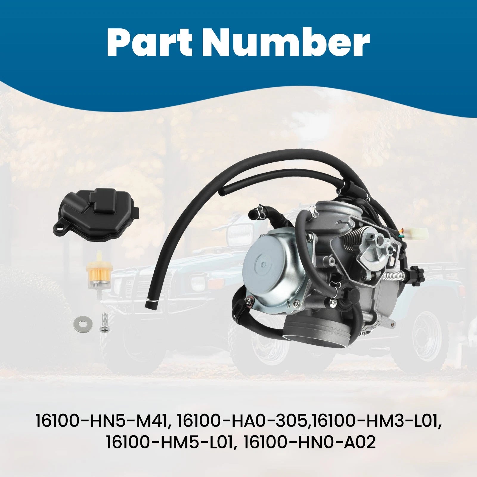 Carburetor for Honda TRX450FE TRX450FM Foreman 450 (2002-2004)