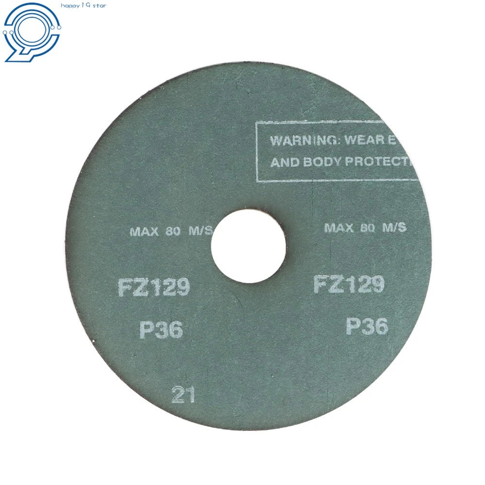 Set of 50 Zirconia Resin Fiber Grinding Discs 4.5" 36 Grit