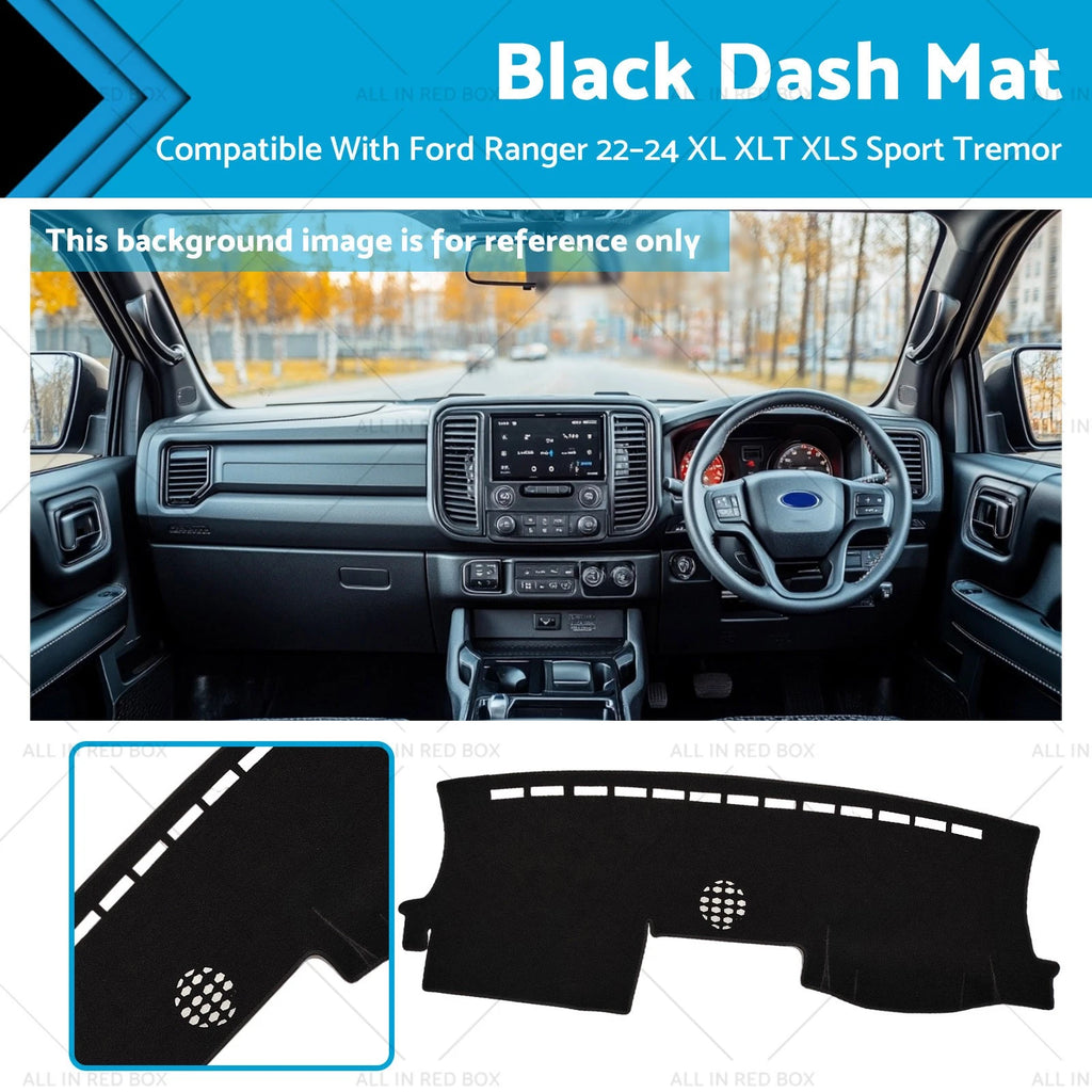 Dash Mat for Ford Ranger (2022–2024) XL XLT XLS Sport Tremor