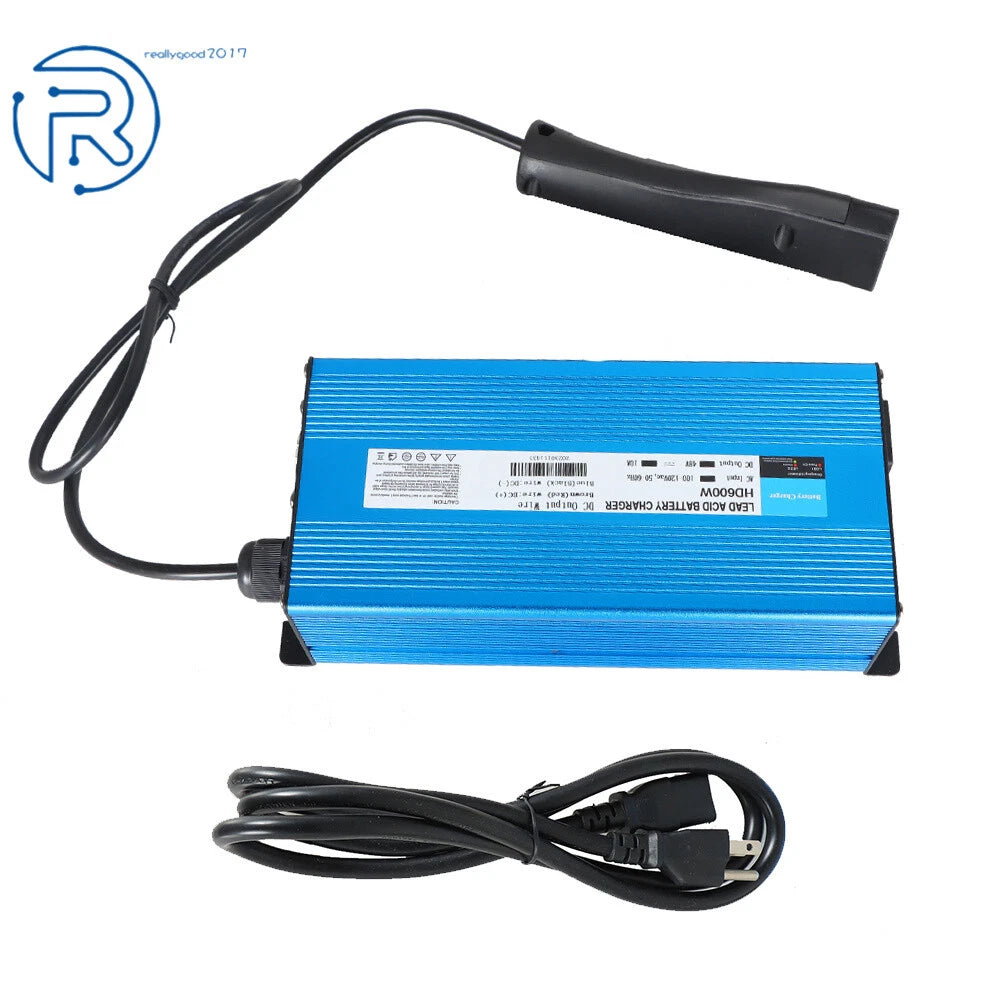 48V 10A Battery Charger for EZGO RXV & TXT (2008–2023)