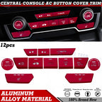 Aluminum Center Dashboard Switch Cover Trim for Honda CR-V (2017–2022)