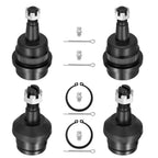 Set of 2 Front Upper & Lower Ball Joints for Jeep Grand Cherokee Wrangler (YYYY–YYYY)